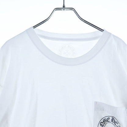 Chrome Hearts Flrl Crs Horseshoe L S Back Horse Sleeve Floral Long T-Shirt White — view 3