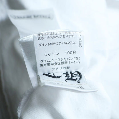 Chrome Hearts Flrl Crs Horseshoe L S Back Horse Sleeve Floral Long T-Shirt White — view 8