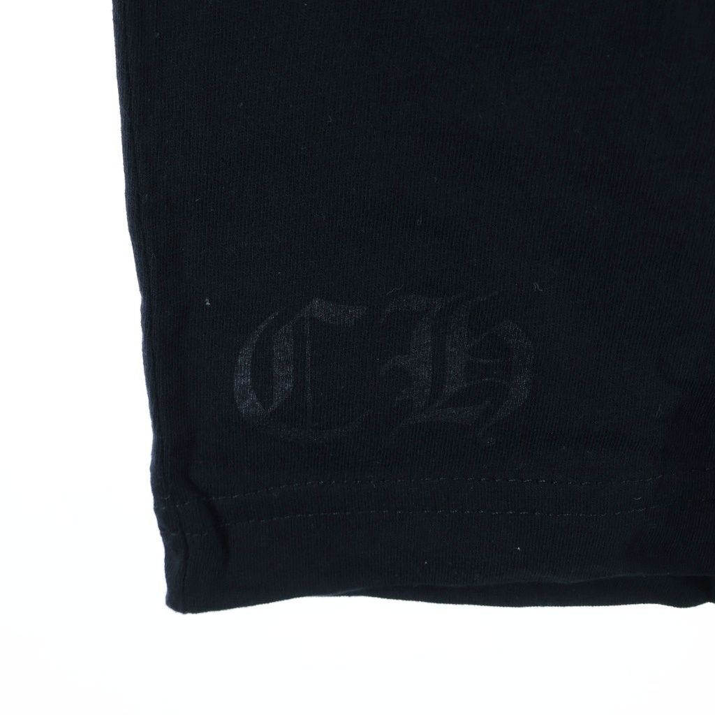 Chrome Hearts Vine Dagger S Tee Backstripe Short Sleeve Crew Neck T-Shirt Black — view 6