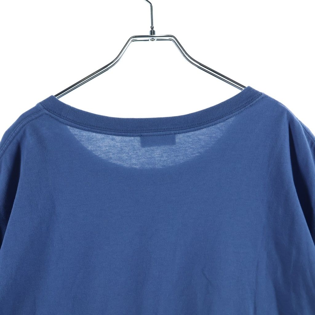 Dior Logo Printed T-Shirt Print Short Sleeve Blue — view 4