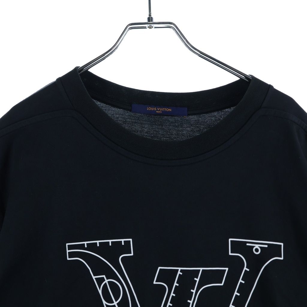 Louis Vuitton Nba Printed T-Shirt Logo Print Short Sleeve Black — view 3