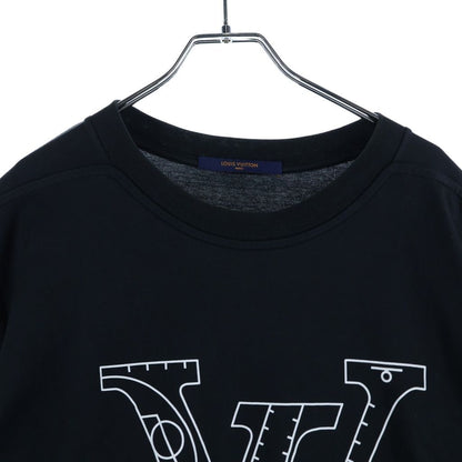 Louis Vuitton Nba Printed T-Shirt Logo Print Short Sleeve Black — view 3