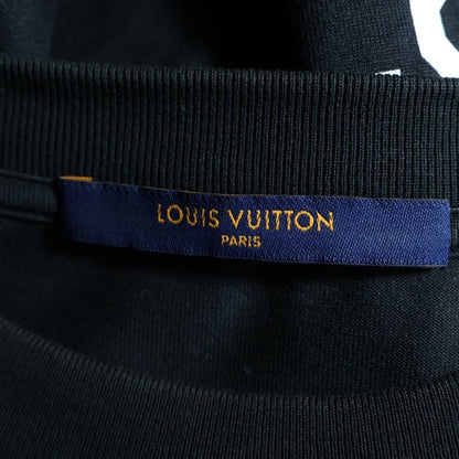 Louis Vuitton Nba Printed T-Shirt Logo Print Short Sleeve Black — view 6
