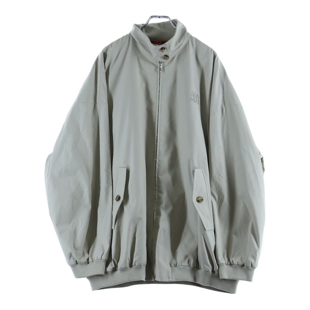 Miu Miu Panama Cotton Jacket Beige