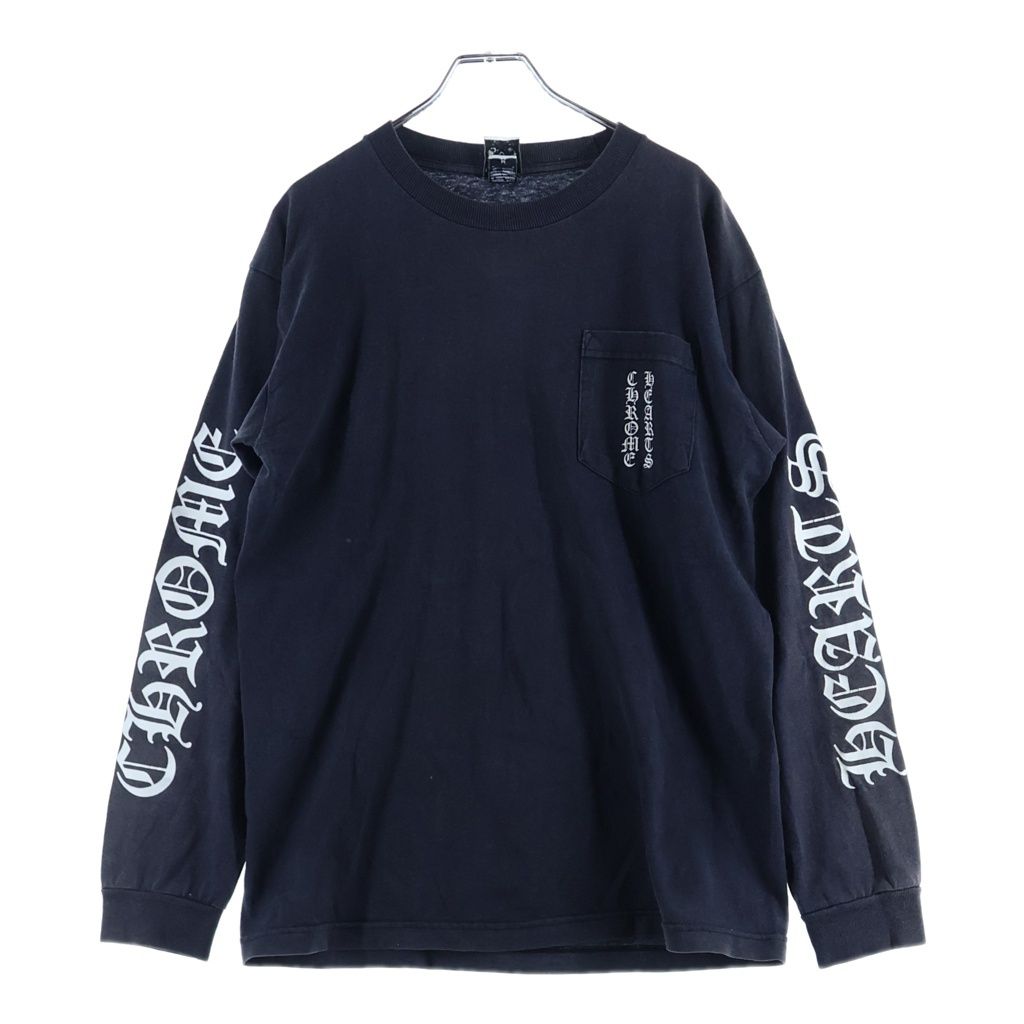 Chrome Hearts Vintage CH L S T-Shirt Scroll Print Long Sleeve T Black — view 2