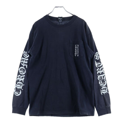 Chrome Hearts Vintage CH L S T-Shirt Scroll Print Long Sleeve T Black — view 2