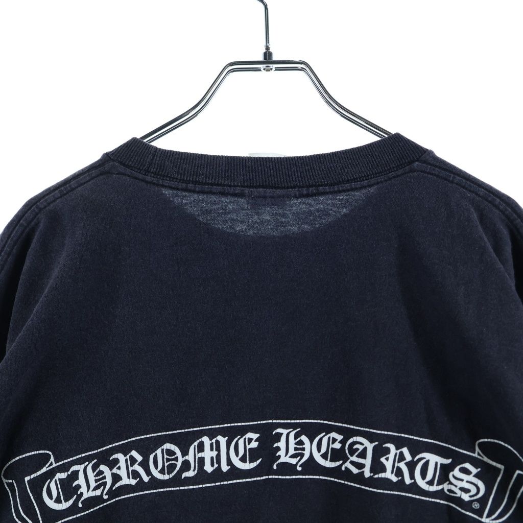 Chrome Hearts Vintage CH L S T-Shirt Scroll Print Long Sleeve T Black — view 4