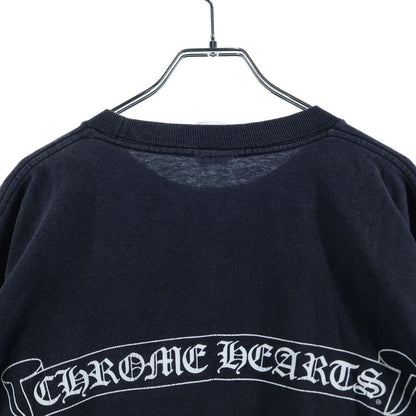 Chrome Hearts Vintage CH L S T-Shirt Scroll Print Long Sleeve T Black — view 4