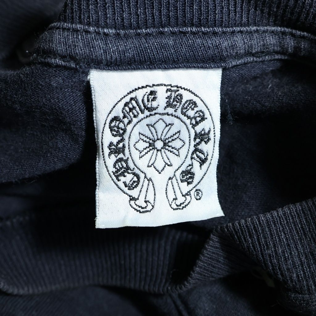 Chrome Hearts Vintage CH L S T-Shirt Scroll Print Long Sleeve T Black — view 7