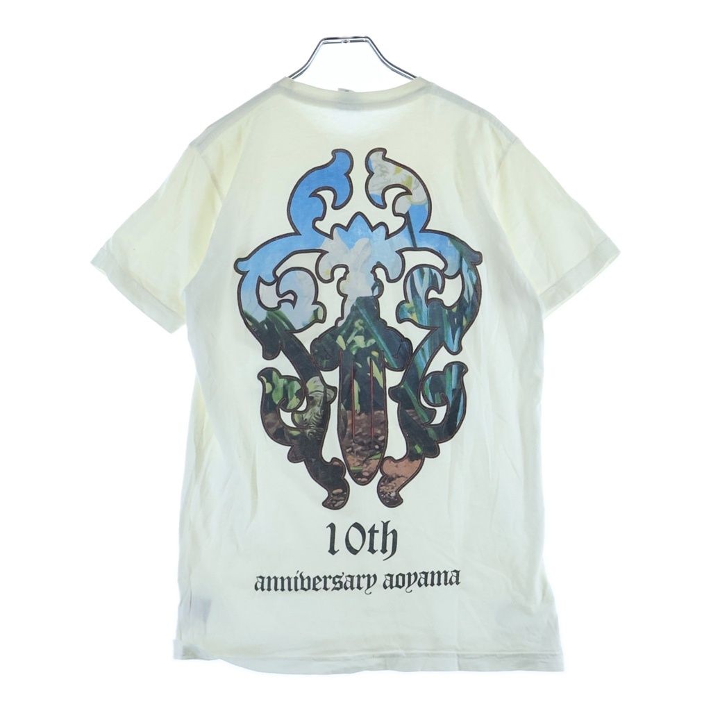 Chrome Hearts Anniversary Aoyama Dagger S Tee Blue Mountain Limited Back Logo
