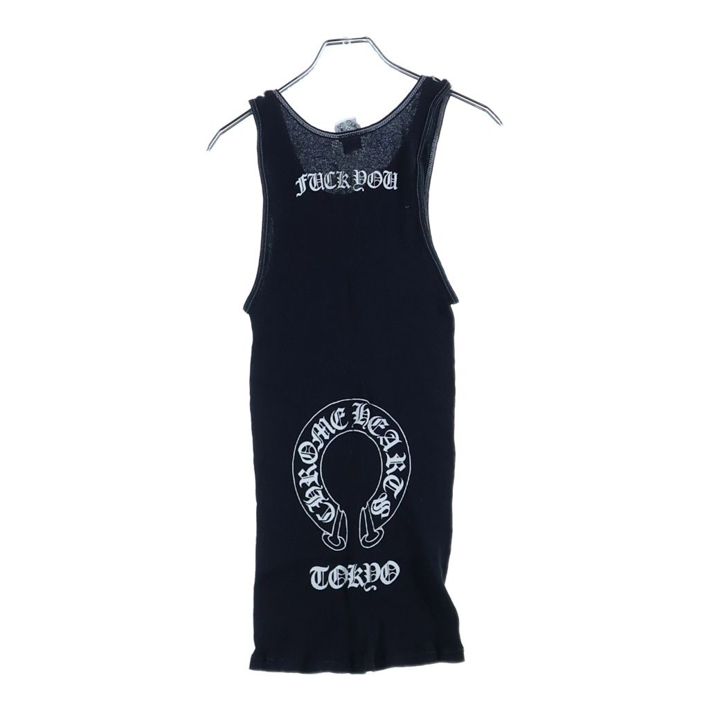 Chrome Hearts Vine Daga Tank Top Sleeveless Fuck You Horse Shoe Tokyo Limited