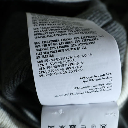 Miu Miu Wool and Cashmere Skirt Pleats Logo — view 7