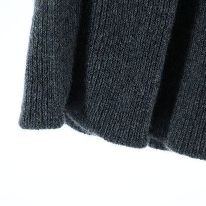 Miu Miu Wool and Cashmere Skirt Pleats Logo — view 5