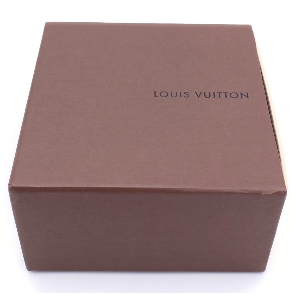 Louis Vuitton Initial Monogram Ceinture Leather Belt Brown Gold — view 6
