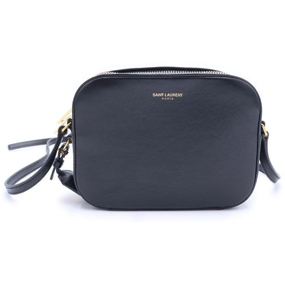 Saint Laurent Paris Small Camera Bag Mini Black Leather Gold