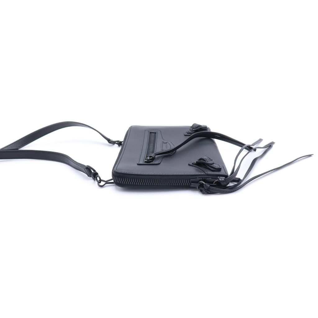 Balenciaga Neo Classic City Mini Shoulder Bag Black Leather — view 3