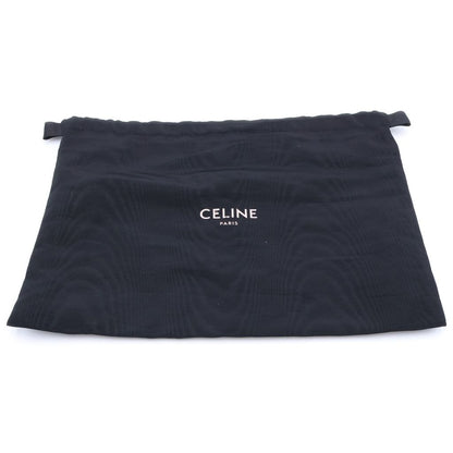 Celine Triomphe Vertical Cover Mini 2-Way Shoulder Bag Mini Tote Brown Leather — view 6