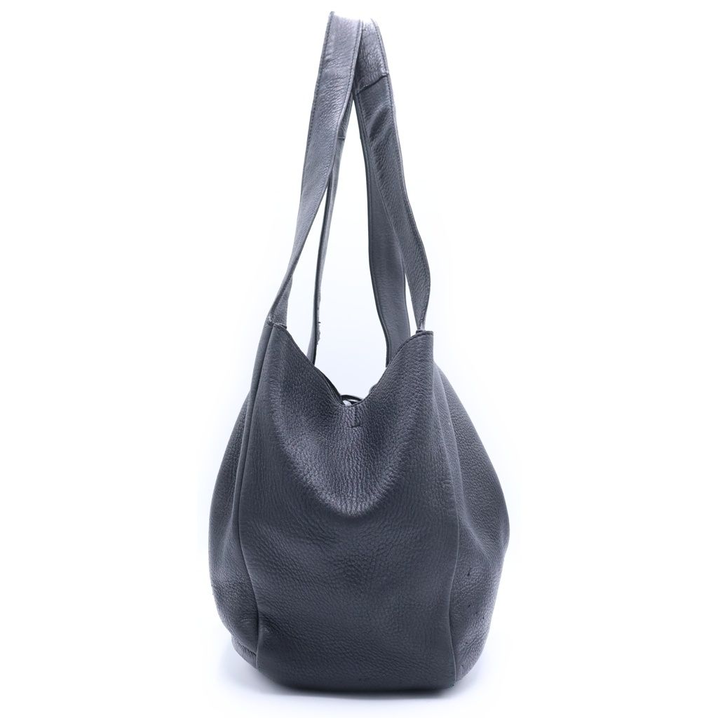 Saint Laurent Paris Cassandra le Sanka Bear Tote Black Leather Gold — view 3