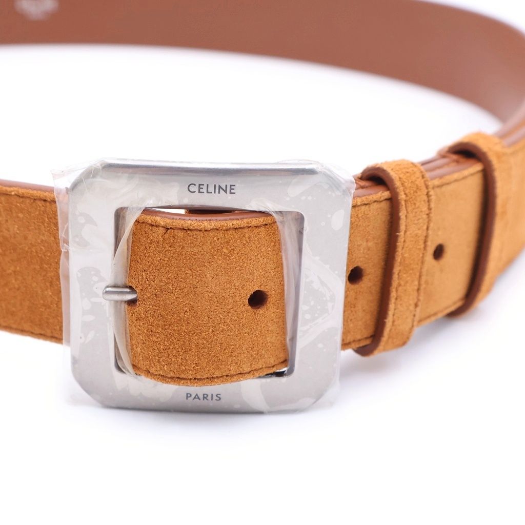 Celine Caskin Suede Logo Belt — view 4