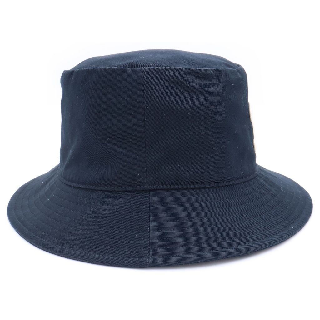 Celine Triomphe Bucket Hat Cotton Gabardine Black — view 3