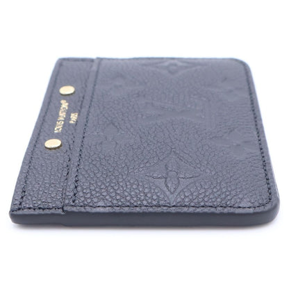 Louis Vuitton Card Holder Sample Monogram Empreinte Leather Pass Case Gold Black — view 3