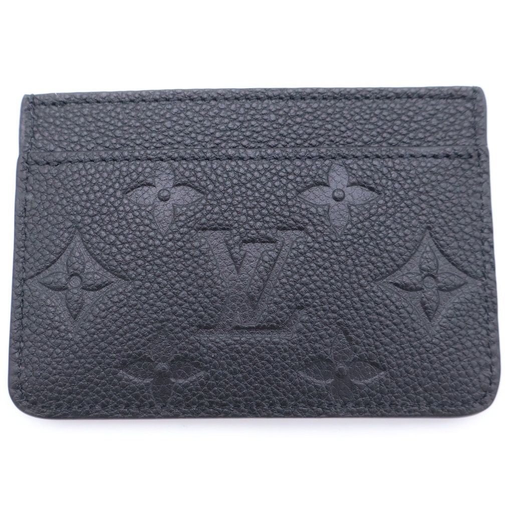 Louis Vuitton Card Holder Sample Monogram Empreinte Leather Pass Case Gold Black — view 2