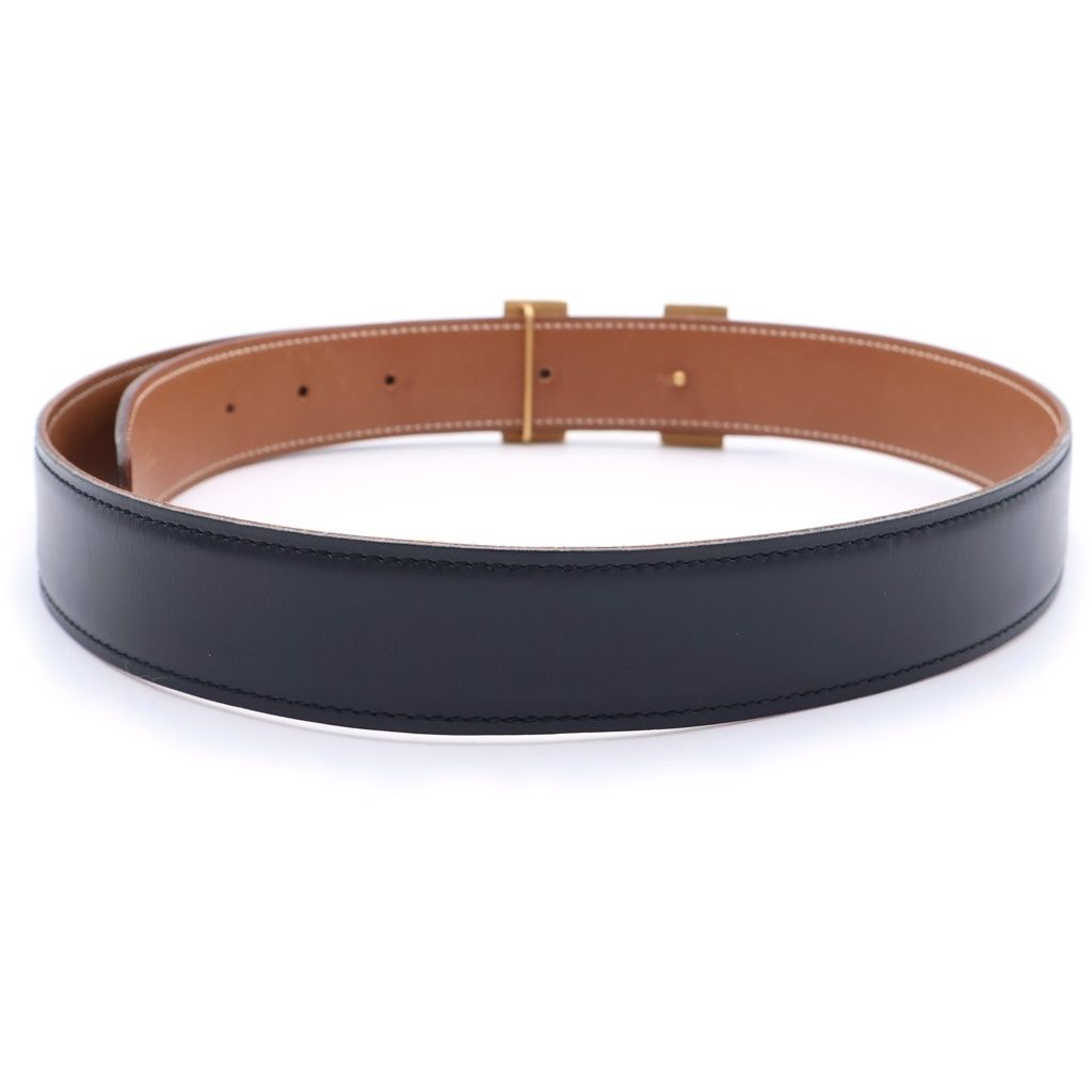 Hermes Constance Belt Reversible Gold Black Brown — view 2