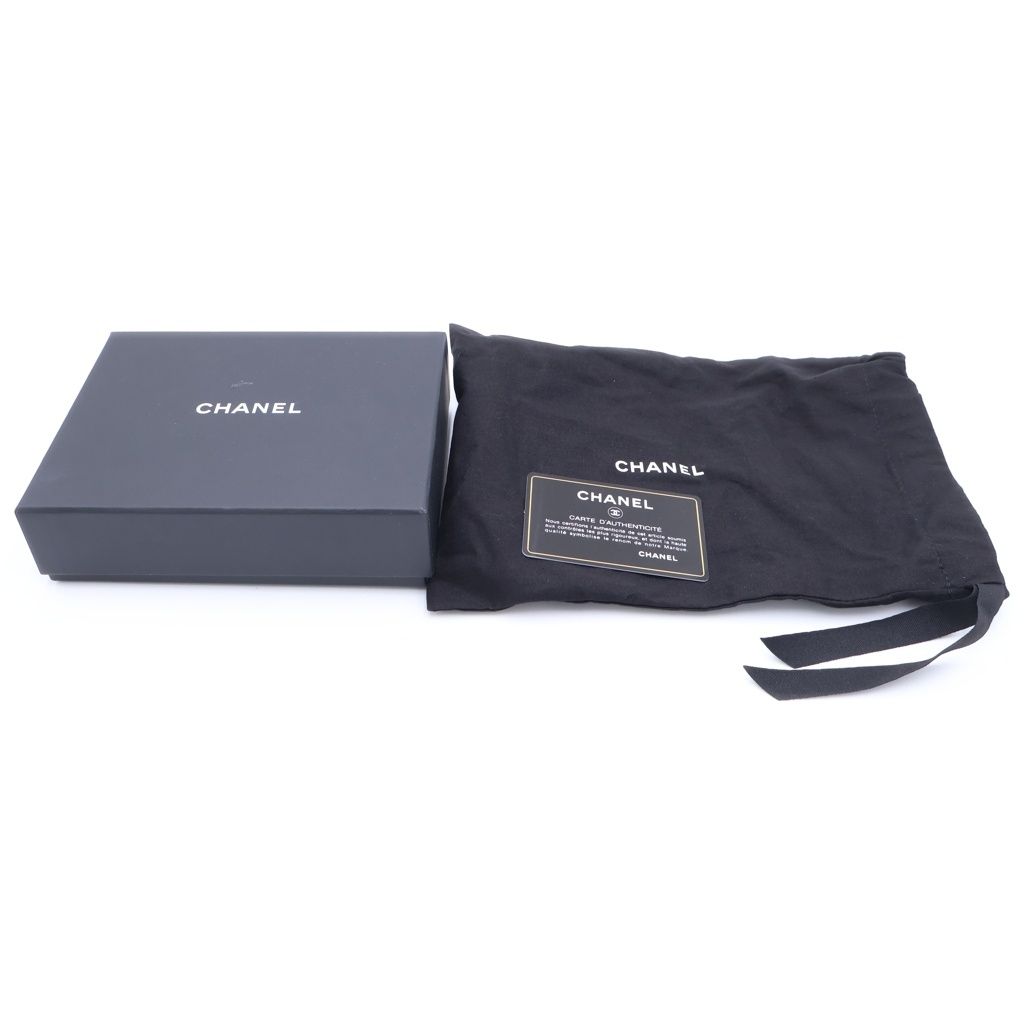 Chanel CC Logo Quilted Lambskin Coin Purse Top Handle Chain Shoulder — view 6