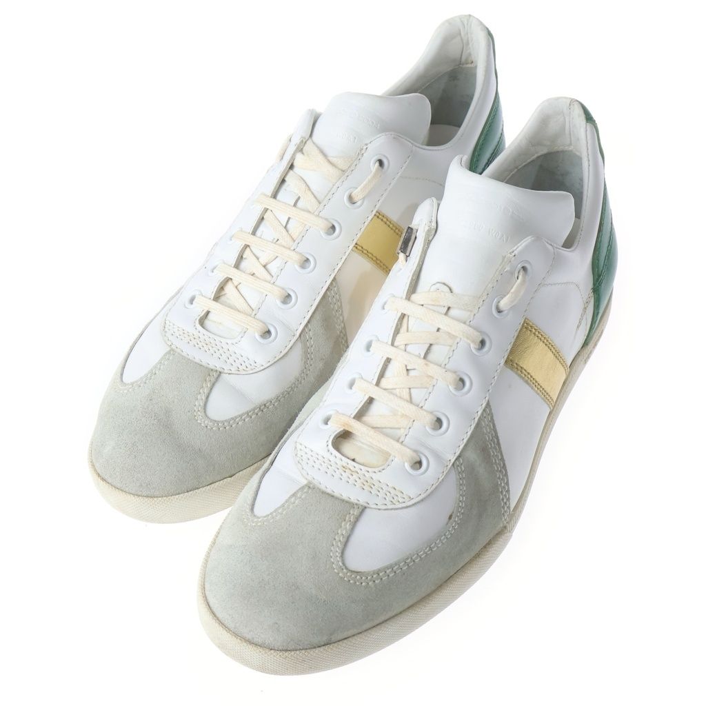 Dior Homme German Army Trainer Sneaks Low Cut Sneakers White — view 2