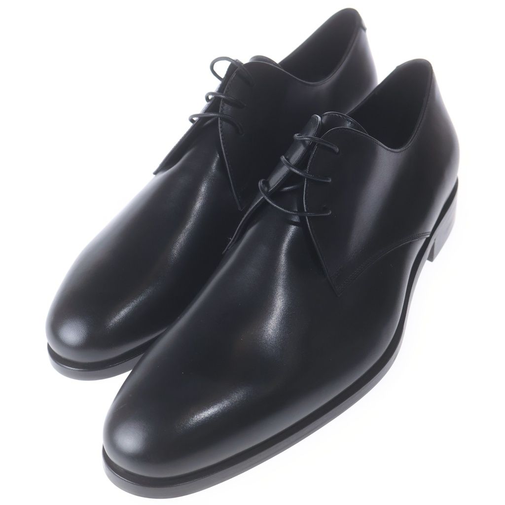Celine Low Cut Leather Dress Shoes Black — view 2