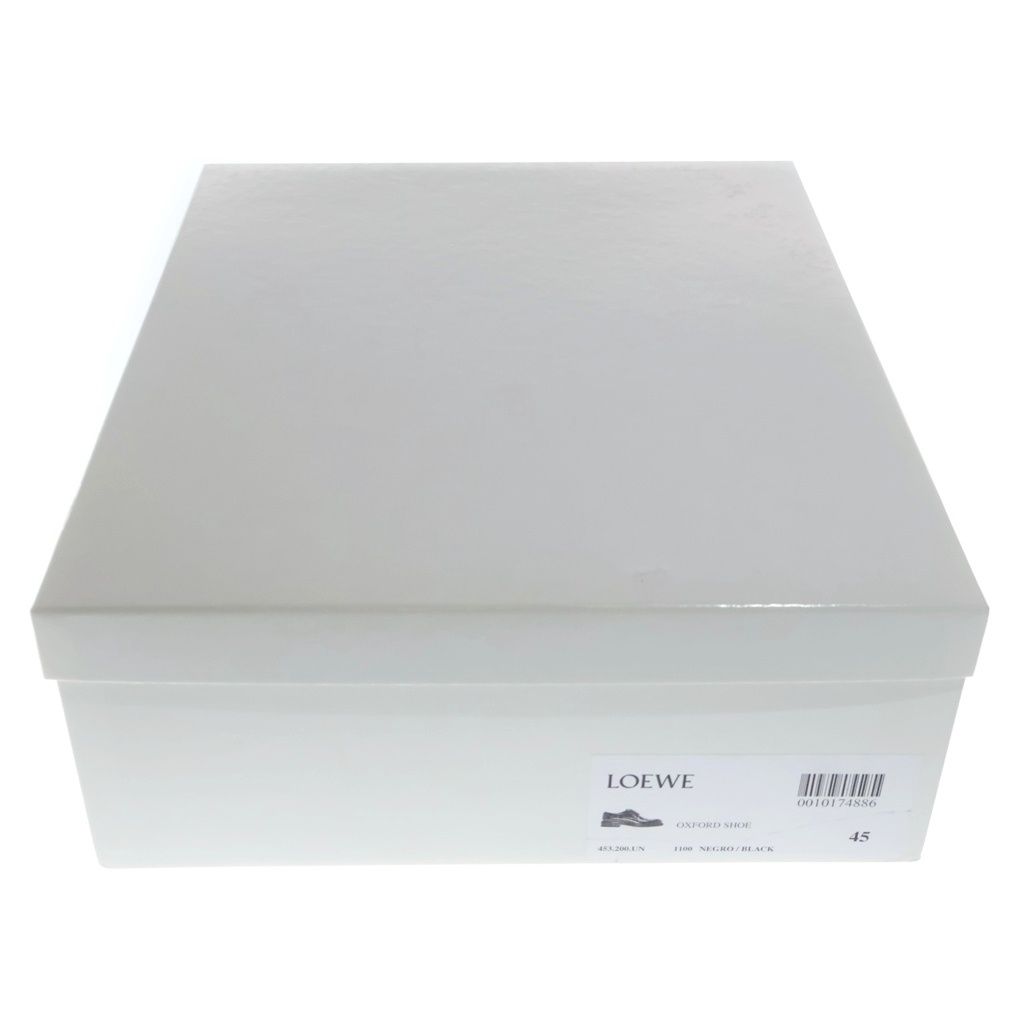 Loewe Plain Toe Leather Shoes Black — view 6