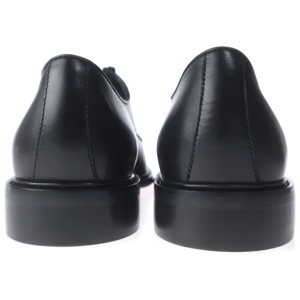 Loewe Plain Toe Leather Shoes Black — view 3