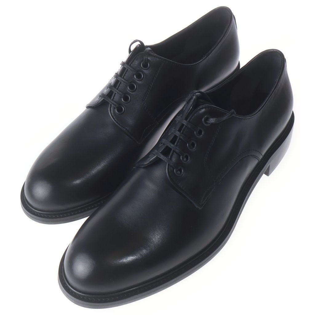 Loewe Plain Toe Leather Shoes Black — view 2