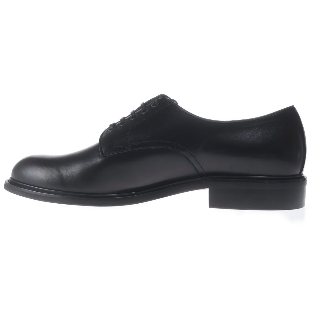 Loewe Plain Toe Leather Shoes Black