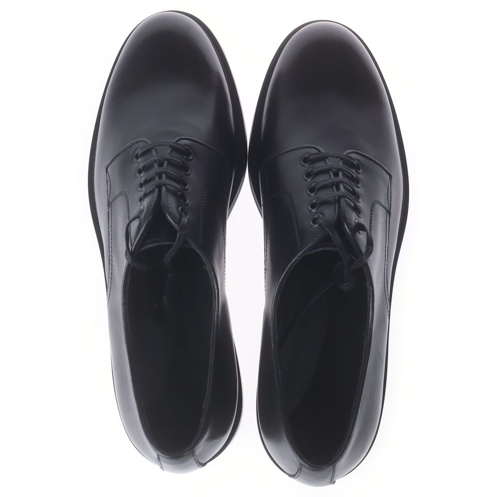 Loewe Plain Toe Leather Shoes Black — view 4