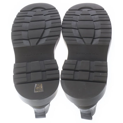 Bottega Veneta Tire Ankle Chelsea Boots Black — view 5