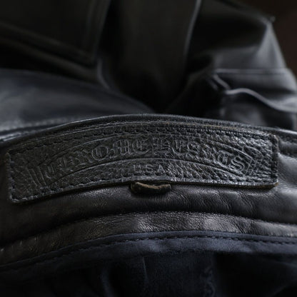 Chrome Hearts Fatigue Lthr Leather Cross Patch Ball Button Shorts — view 8