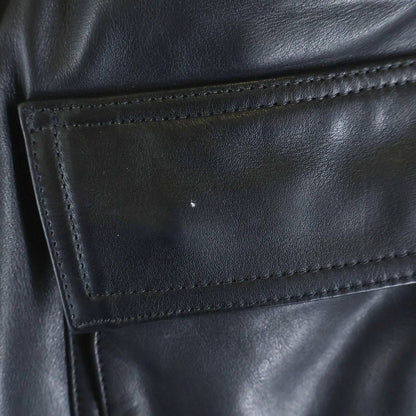 Chrome Hearts Fatigue Lthr Leather Cross Patch Ball Button Shorts — view 4