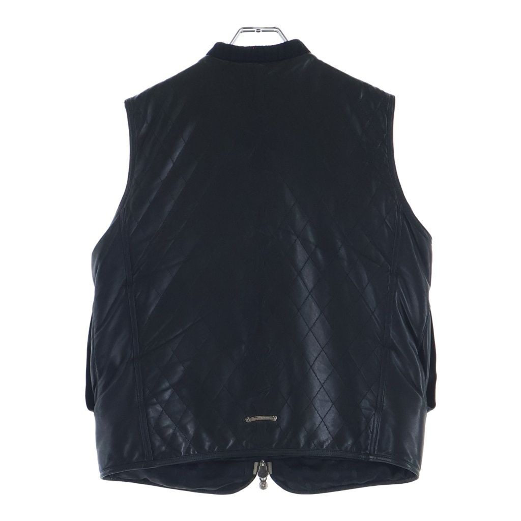 Chrome Hearts Papa Vest Cross Patch Leather — view 2