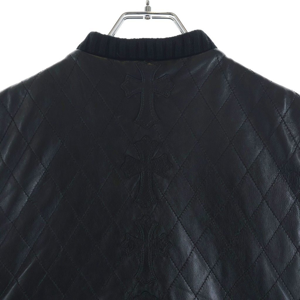 Chrome Hearts Papa Vest Cross Patch Leather — view 4