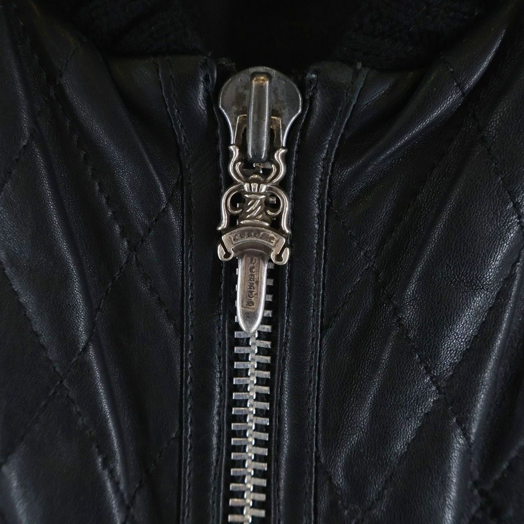 Chrome Hearts Papa Vest Cross Patch Leather — view 5