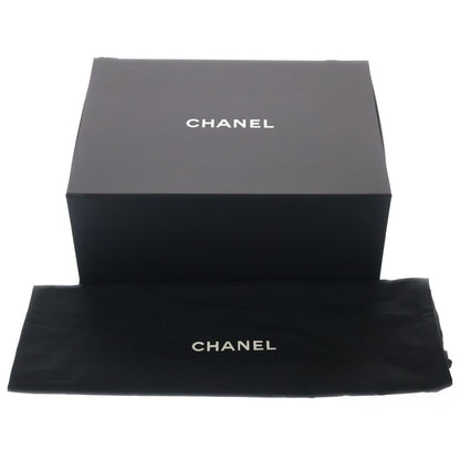 Chanel CC Logo Shopping Bag Handbag Brown Calfskin Leather Gold — view 6