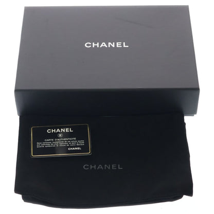 Chanel Quilted Caviar Leather Chain Wallet Shoulder Bag Red Silver — view 6