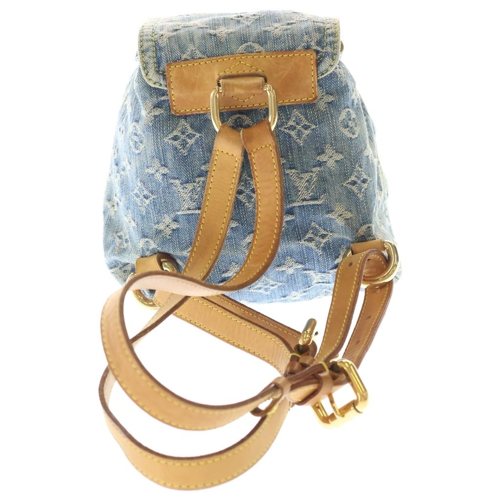 Louis Vuitton Monogram Denim Sac a Dos PM Backpack Blue — view 2