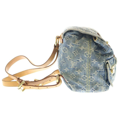 Louis Vuitton Monogram Denim Sac a Dos PM Backpack Blue — view 3