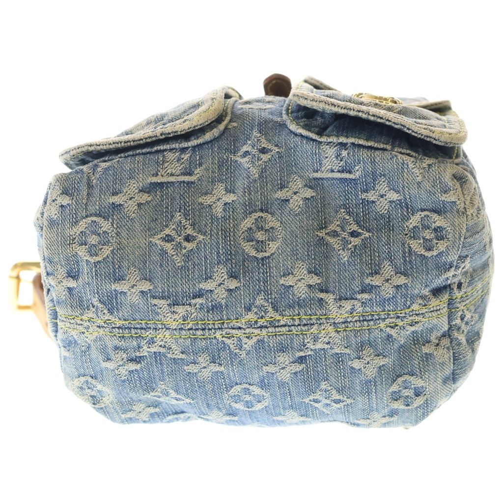 Louis Vuitton Monogram Denim Sac a Dos PM Backpack Blue — view 4