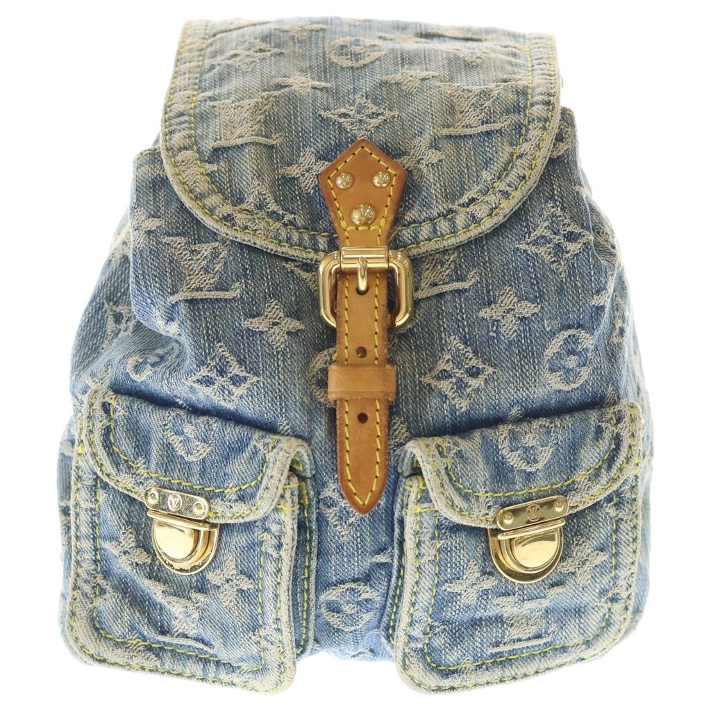 Louis Vuitton Monogram Denim Sac a Dos PM Backpack Blue
