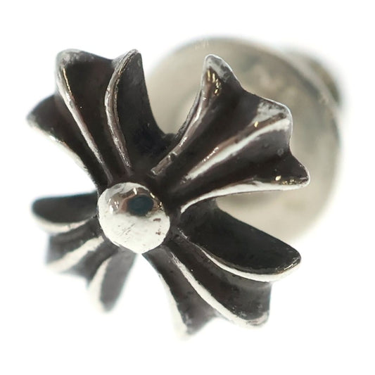 Chrome Hearts No2 CH Pls CH Plus Stud Earrings Silver