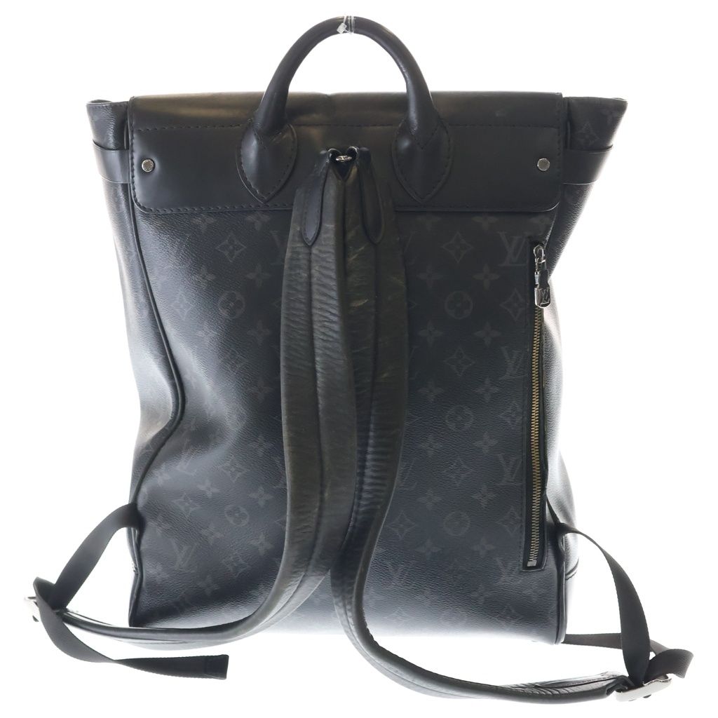 Louis Vuitton Monogram Eclipse Steamer Backpack Black — view 2
