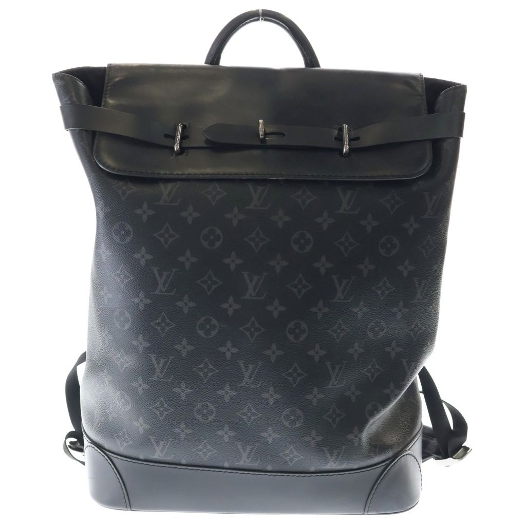 Louis Vuitton Monogram Eclipse Steamer Backpack Black